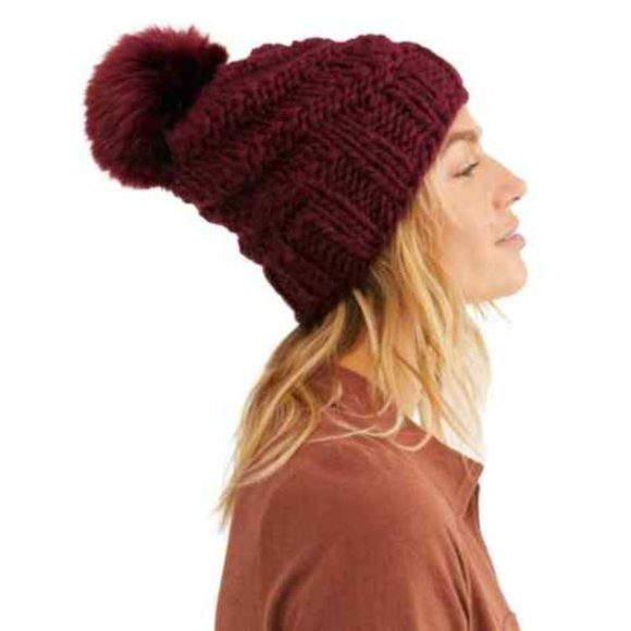 Free People High Line Pom Beanie Hat NWT - Picture 4 of 6